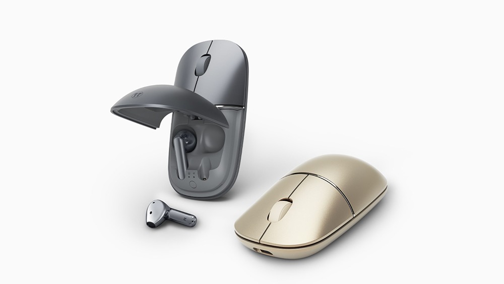 В чем преимущества использования мыши с зарядным кейсом для наушников и как это влияет на удобство рабочего пространства?