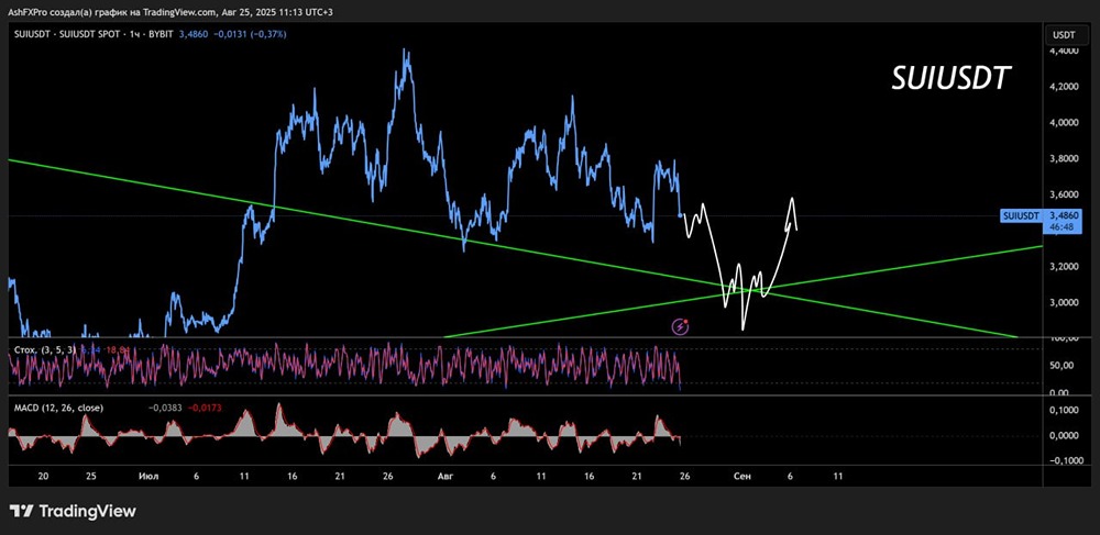 Когда начнёт расти крипта SUI?