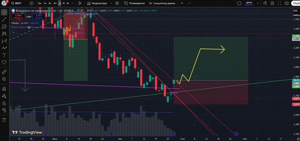 Стоит ли сейчас открывать покупки на природный газ?