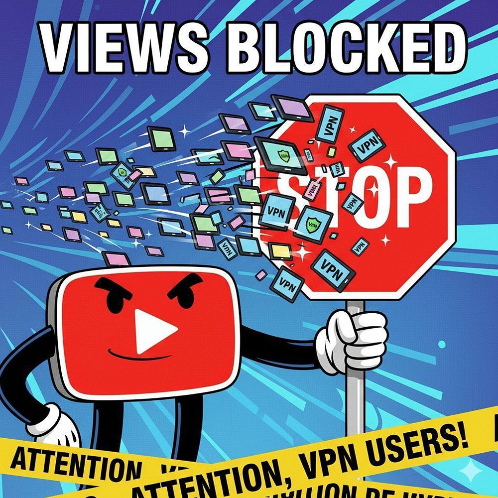 Почему YouTube удаляет просмотры с аккаунтов, использующих VPN?