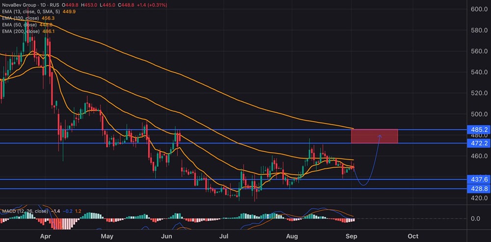 Какие дивиденды рекомендовал СД НоваБев за первое полугодие 2025 года?