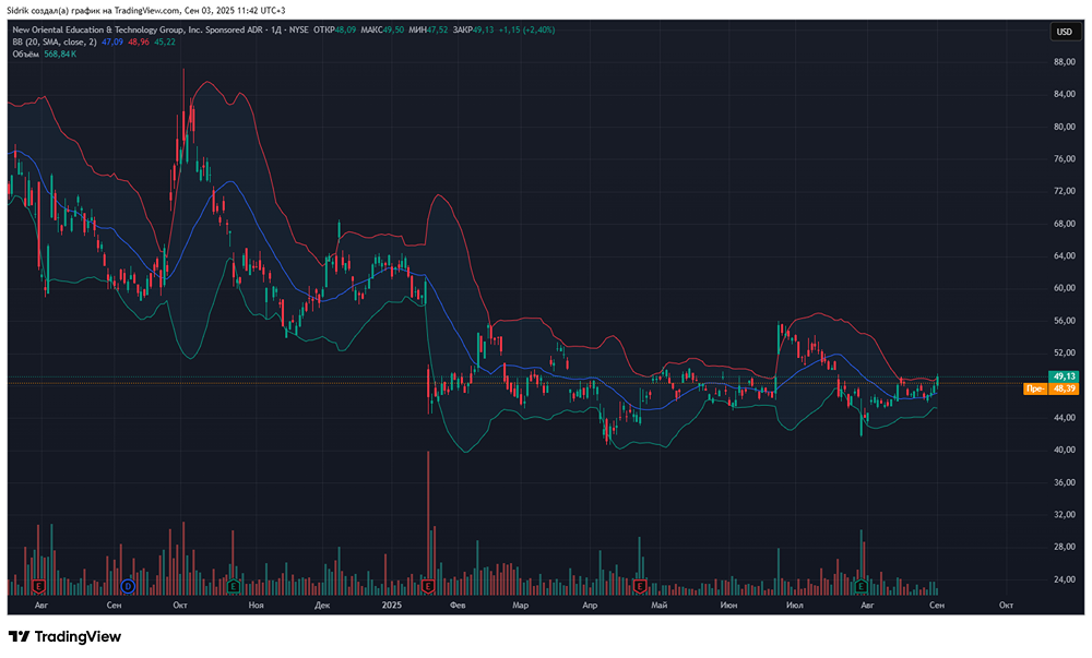 Стоит ли рассмотреть акции компании New Oriental Education?