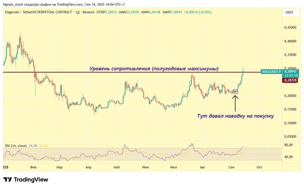 Как монета DOGE смогла вырасти на 39% за 8 дней и что ждать дальше?