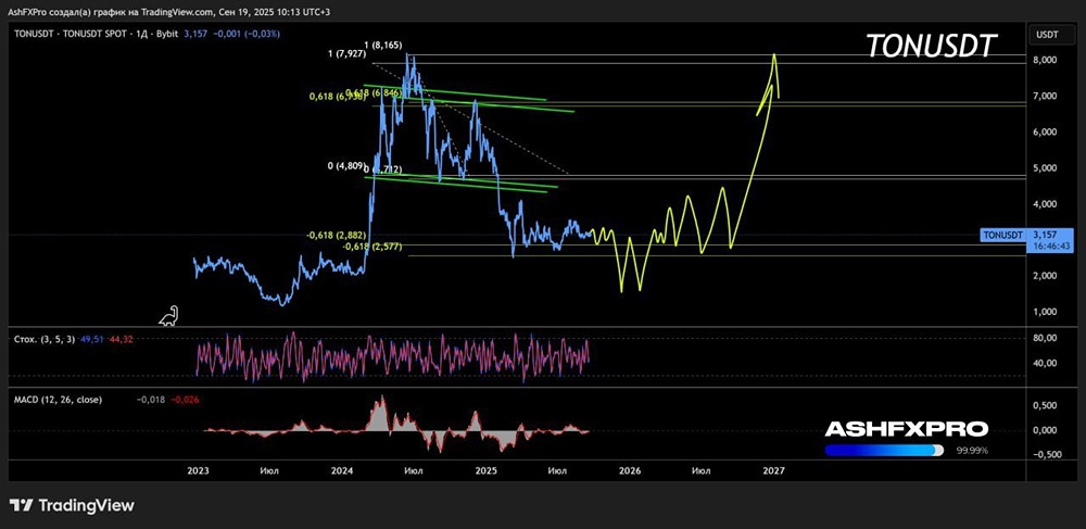Когда покупать монету TON в 2025 году и с какой целью?