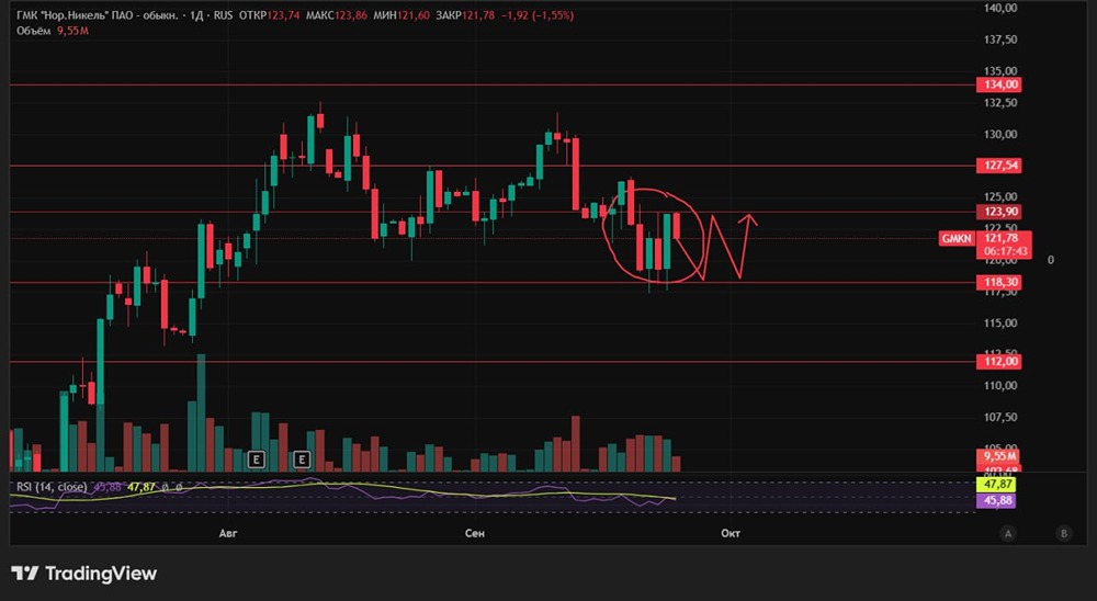 Как правильно работать с акциями Норникель в условиях накоплений?