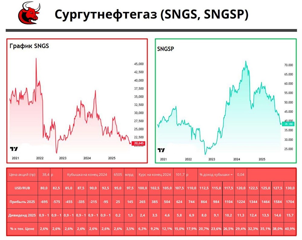 Дивидендная стратегия: префы Сургутнефтегаза