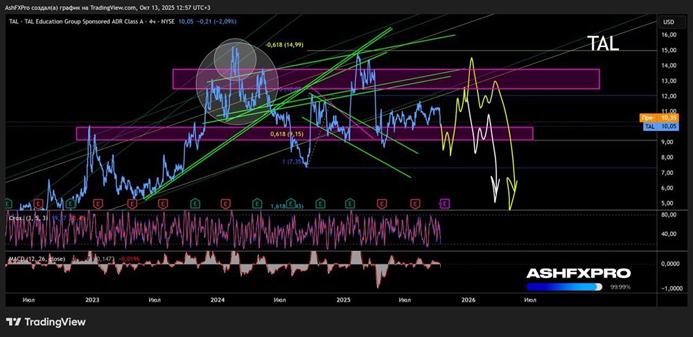 Будут ли расти акции TAL до конца 2025 года?