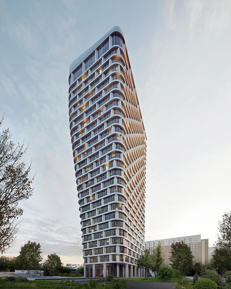 Какой необычный небоскреб появится в Филёвском Парке Москвы?