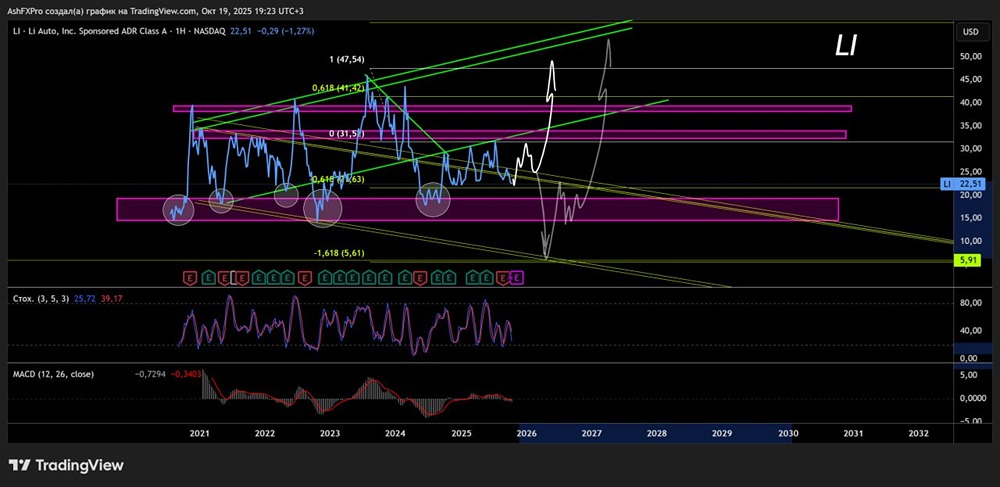 Какую стратегию выбрать при торговле акциями Li Auto в 2025–2026 гг.?