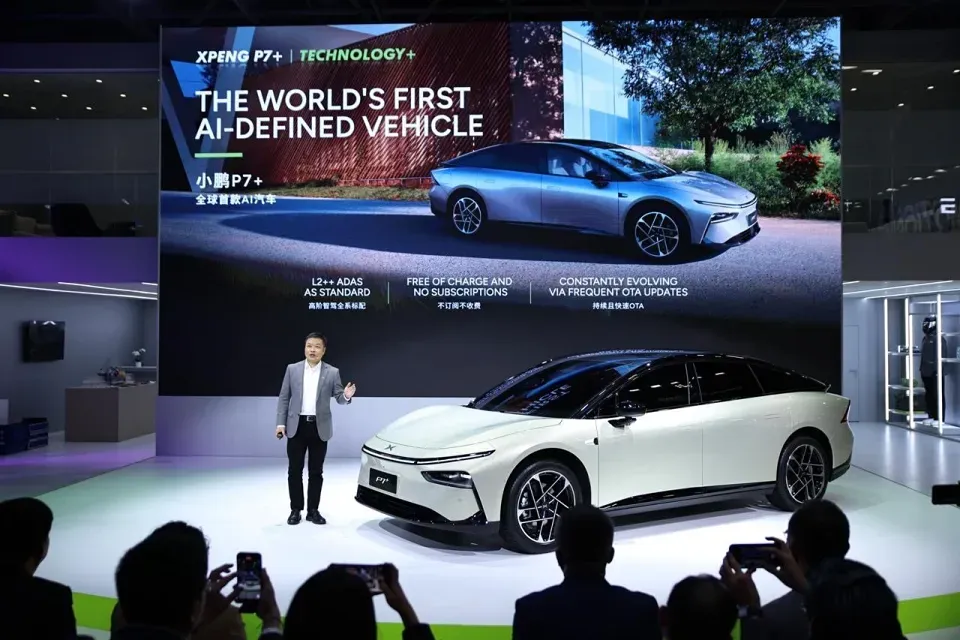 Xpeng представляет технологию искусственного интеллекта на Парижском автосалоне