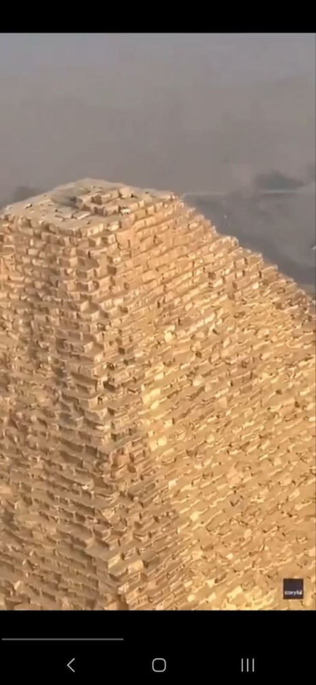 Игривая собака была обнаружена на самой вершине Пирамиды Хеопса