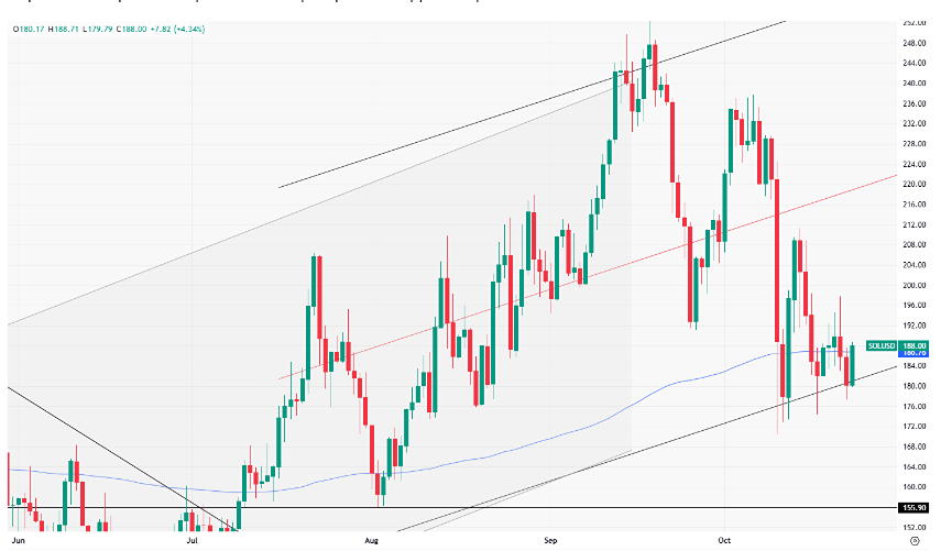 Удержит ли Solana уровень $180: технический анализ котировок?