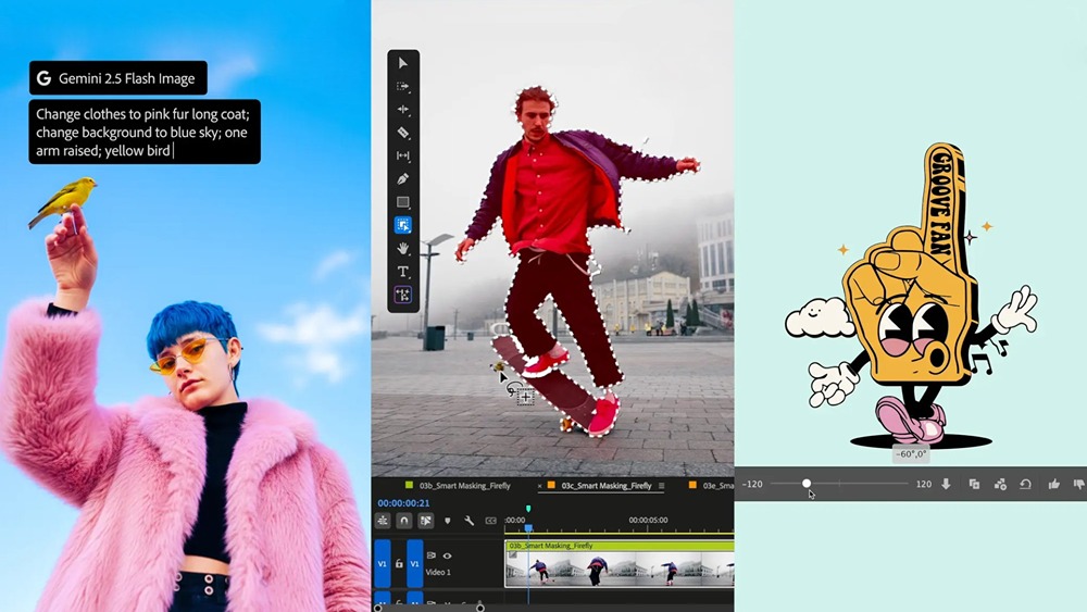 Какие новые ИИ‑функции появились в Adobe Premiere Pro, Photoshop и Lightroom?

