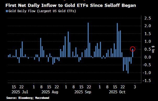 Приток капитала в золотые ETF: что изменилось в октябре?