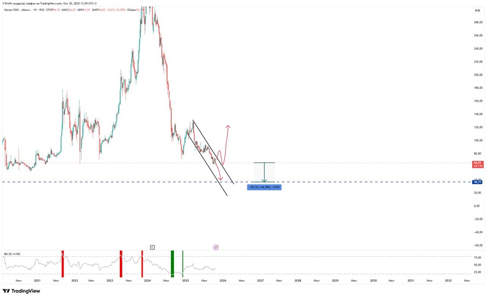 Когда акции «Мечела» перестанут падать?