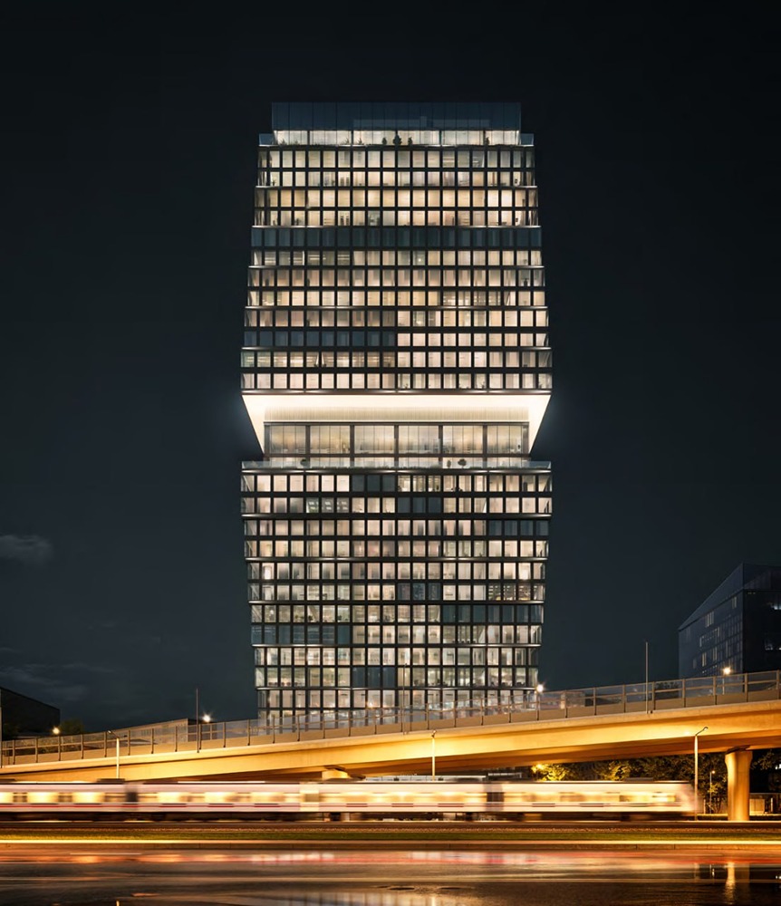 Что представляет собой новый офисный проект Omni_tower на Алексея Свиридова, 7?

