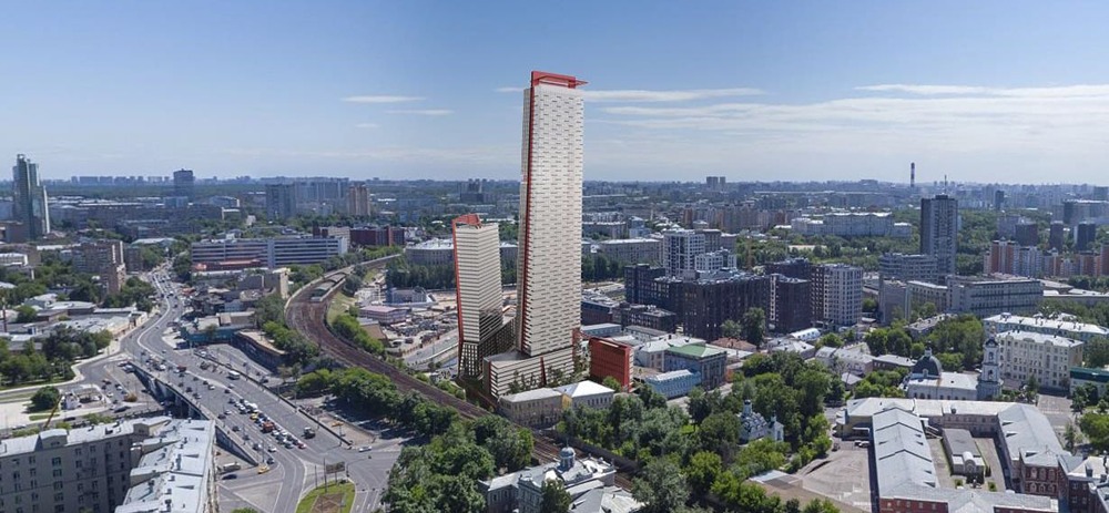 Какой высоты будет башня на Большой Почтовой, 34–40?

