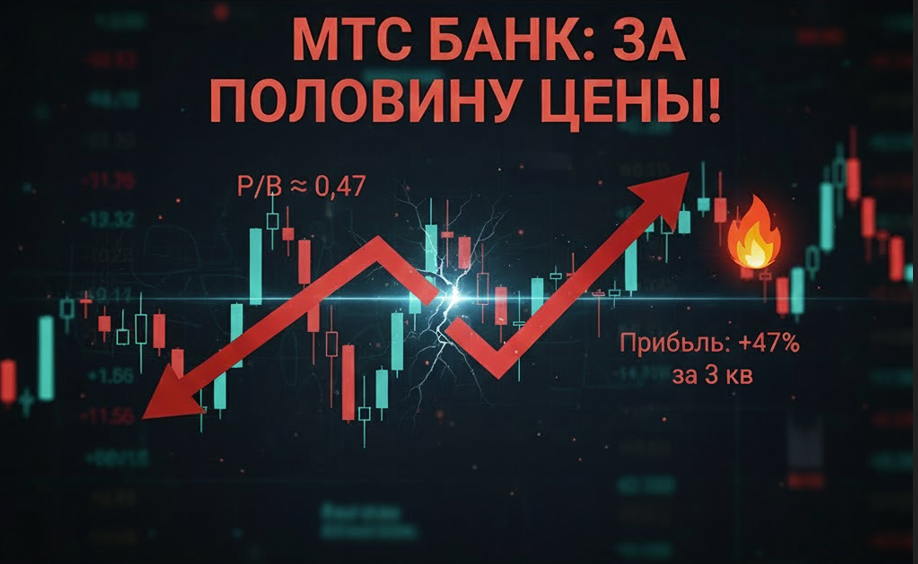 МТС Банк торгуется с P/B 0,47: стоит ли покупать акции за полцены? 