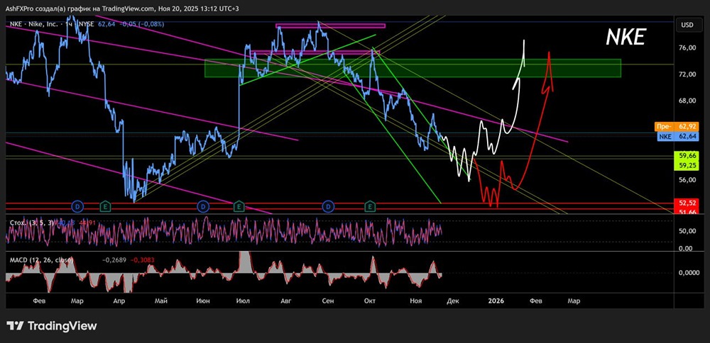 Когда начнут расти акции Nike?