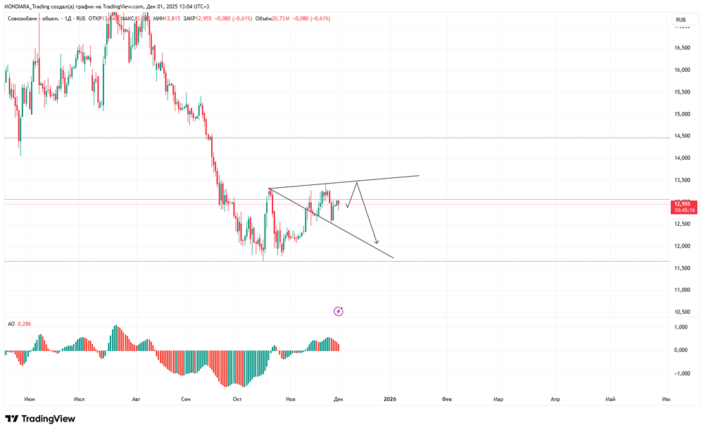 Какие перспективы у акций Совкомбанка после роста до 13 рублей?