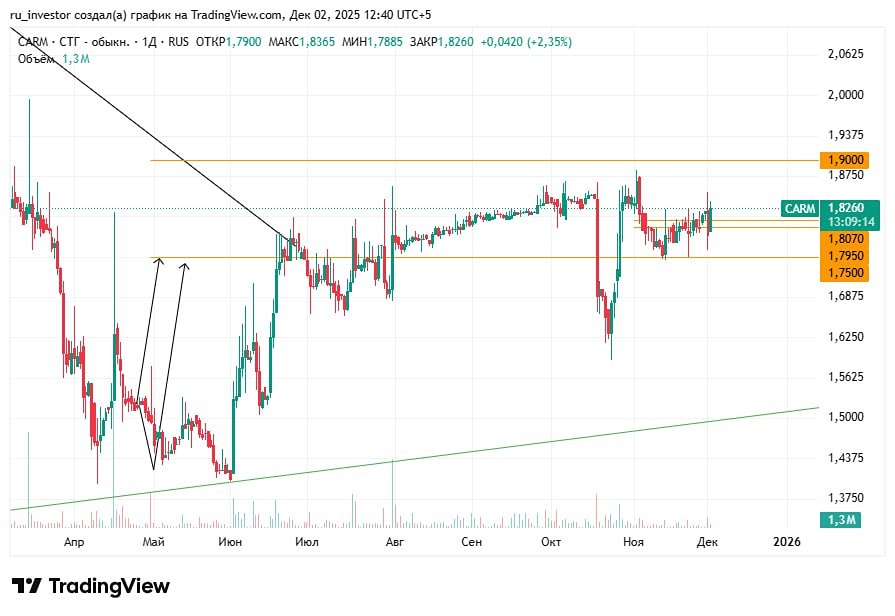 Кармани: что будет после достижения цели 1,9?