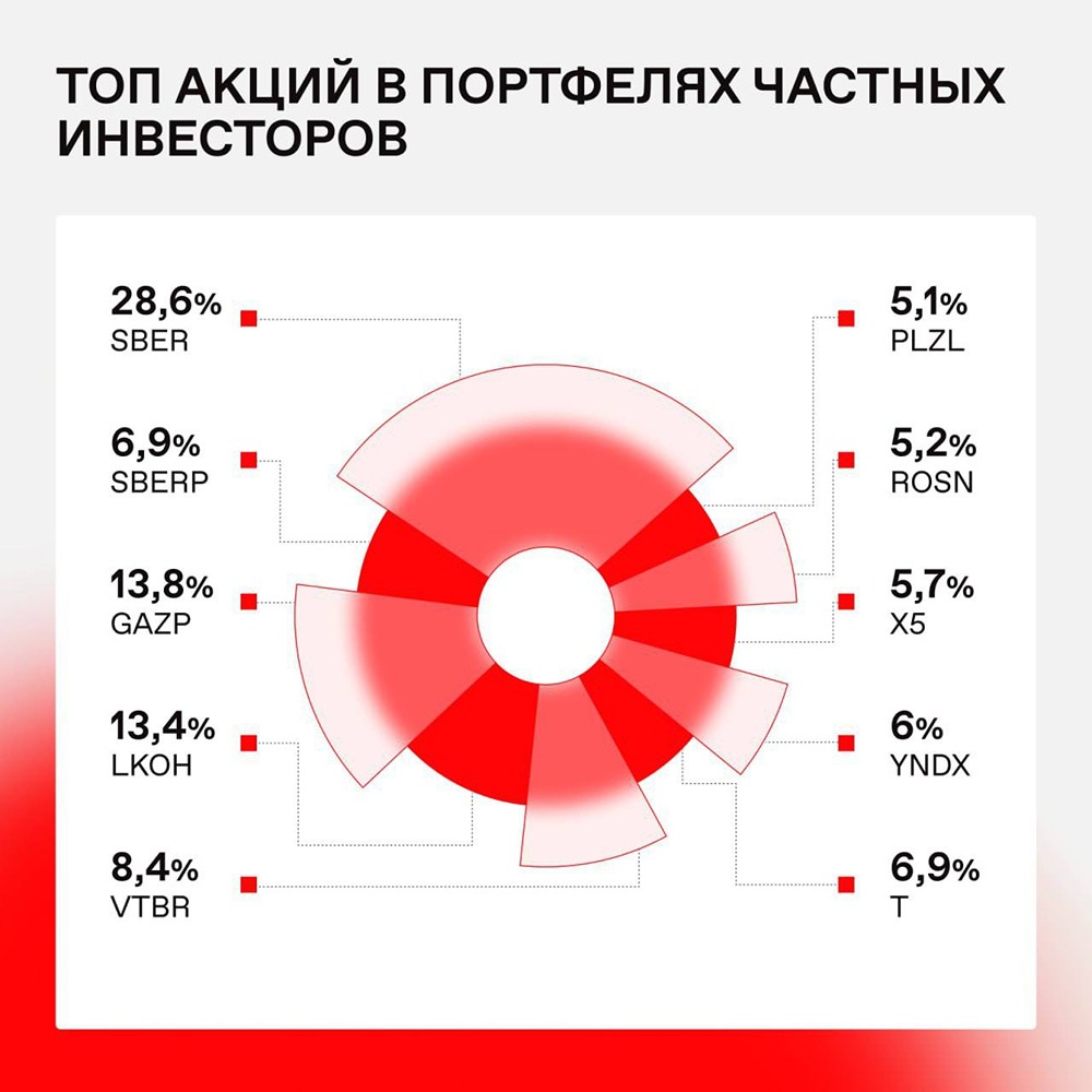 Стоит ли следовать за большинством: анализ популярных акций в портфелях частных инвесторов?