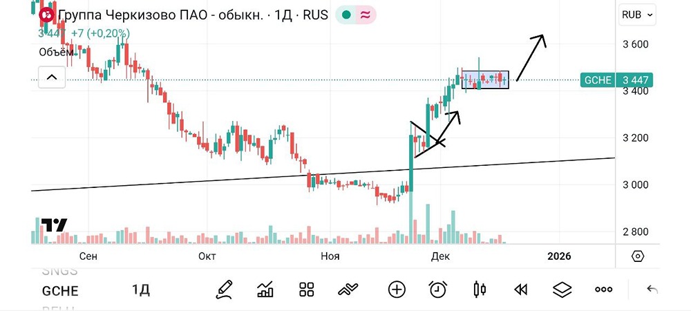 Готова ли акция Черкизово к дальнейшему росту после консолидации?