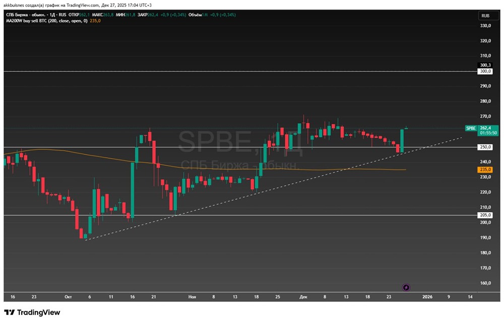 Акции СПБ Биржи: что происходит после девяти сессий падения?