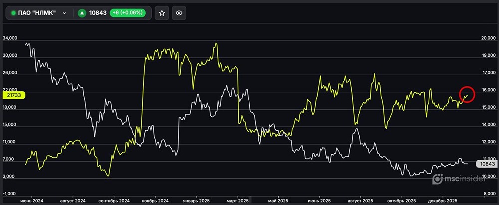 НЛМК в фокусе частных инвесторов: что говорят позиции трейдеров
