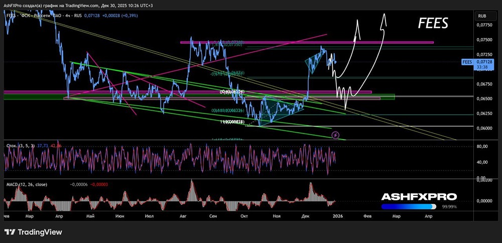 Ждать ли коррекции в акциях ФСК «Россети» в начале 2026 года?
