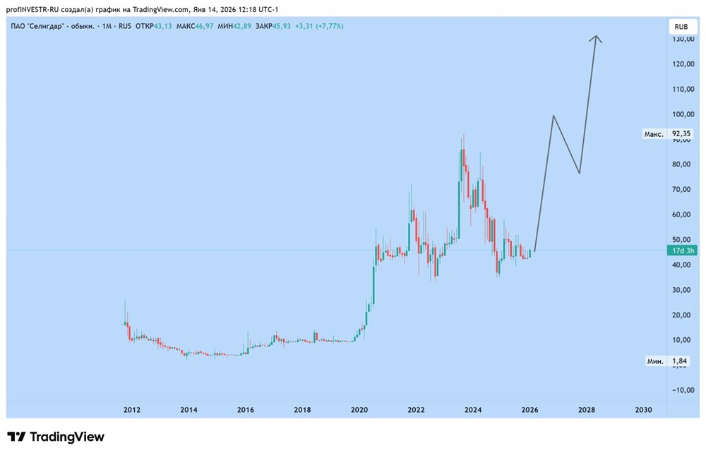 Акции Селигдар: прогноз роста 70-100% в 2026 году — стоит ли инвестировать?