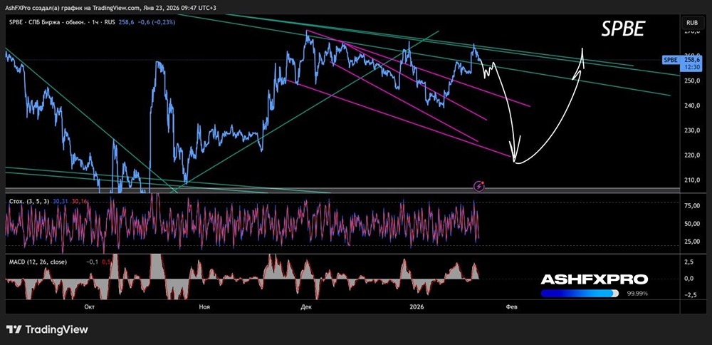 На каких уровнях и при каких ценах начать закупаться акциями СПБ Биржи?