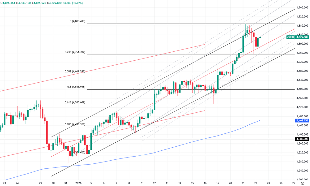 Сможет ли золото удержаться выше $4800?