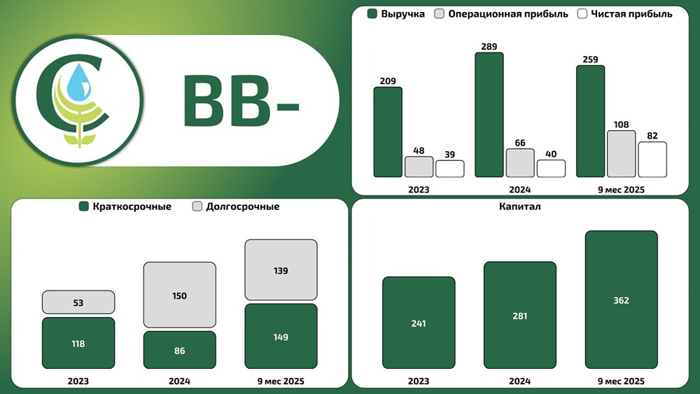 Какие финансовые показатели ООО “Сергиевское” говорят об устойчивости компании?
