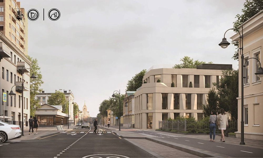 По данным Стройкомплекса, на Пятницкой построят элитный бизнес‑центр: один корпус — светлый, второй — почти чёрный. Что известно о проекте?