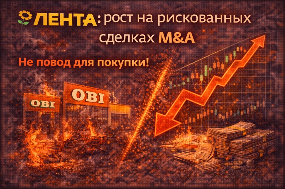 Стоит ли покупать акции Ленты на коррекции: разбор рисков и потенциала роста?