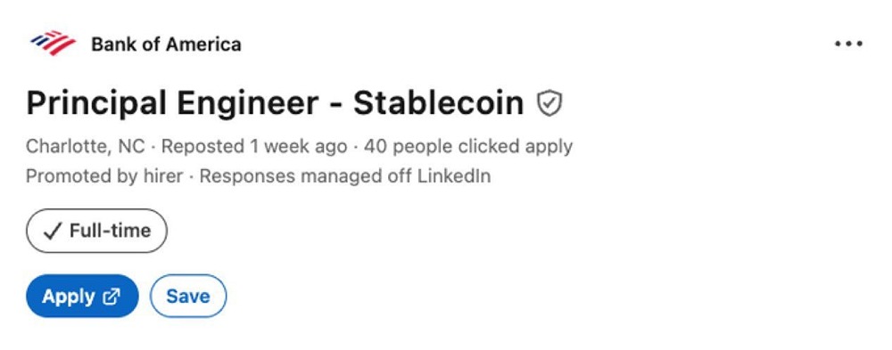 Гендиректор Bank of America предупреждает, что до $6 триллионов депозитов могут перейти в стейблкоины, если операторам монет будет разрешено выплачивать проценты