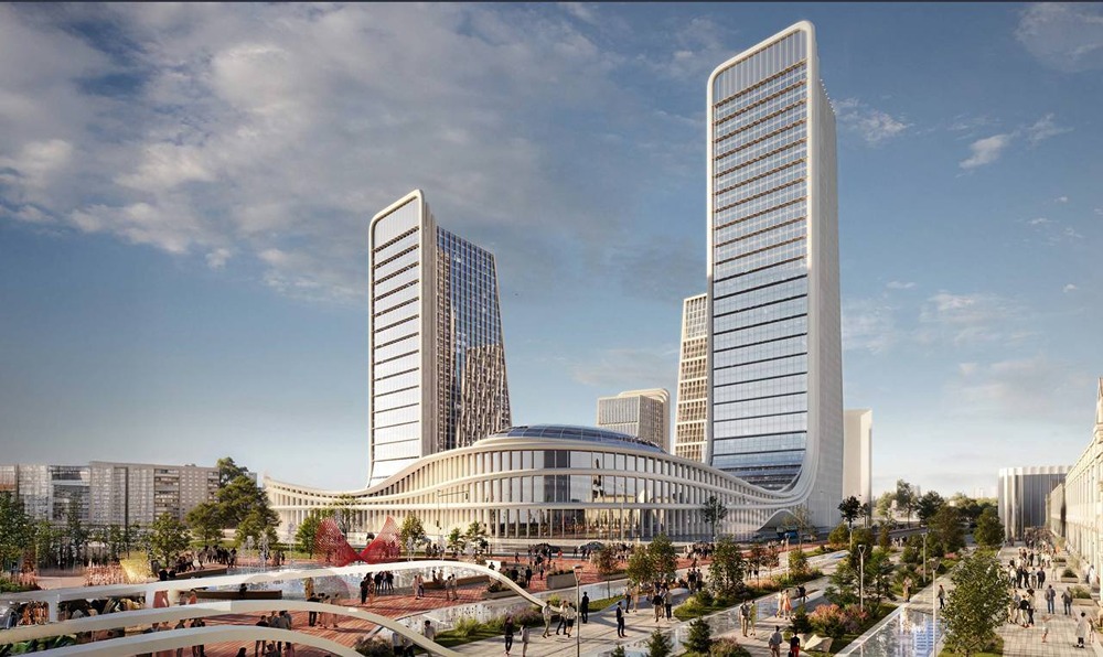 На «Рижской» построят бизнес‑центр с четырьмя небоскрёбами: что известно о проекте?