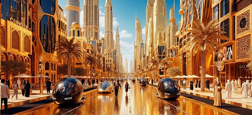 В Дубае появится улица, полностью вымощенная золотом, сообщают СМИ со ссылкой на пресс-службы городских властей