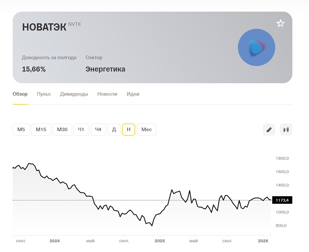 Дивиденды и рост НОВАТЭКа: чего ждать инвесторам в 2026 году?