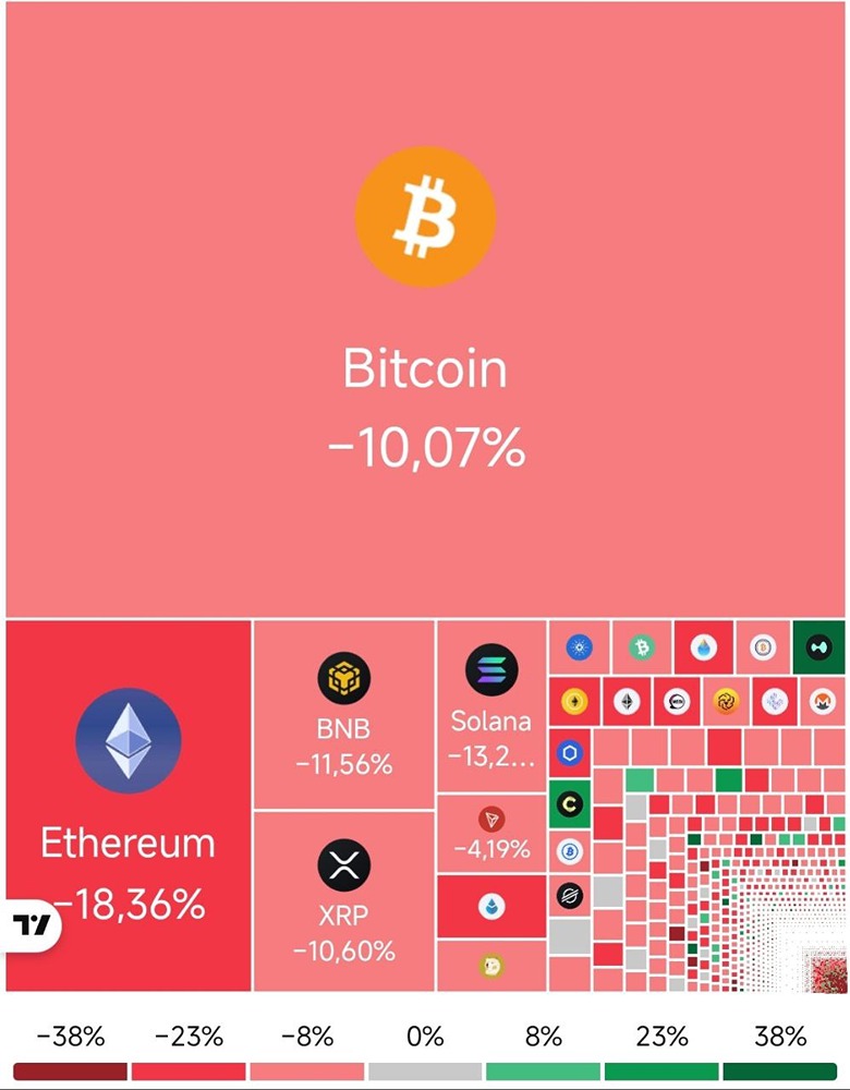 Криптовалютный шторм: почему рынок цифровых активов теряет инвесторов