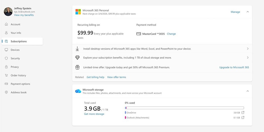 Эпштейн раздал всему миру бесплатную подписку на Microsoft 365
