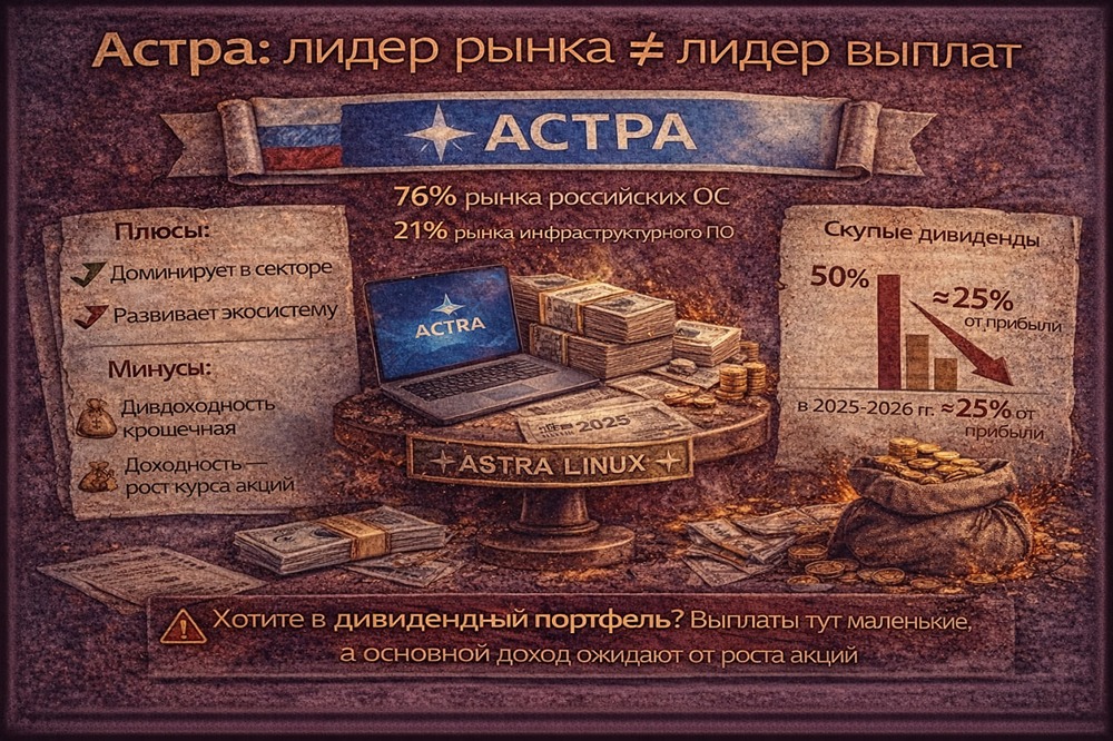 Акции Астра: почему не стоит включать в дивидендный портфель