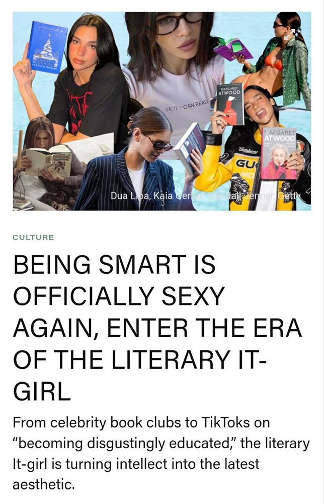 Ум снова сексуален. Интеллект стал новым символом статуса в интернете, вытесняя визуальные тренды, отмечают западные медиа