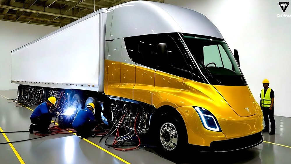 Маск анонсировал массовое производство электрогрузовиков Tesla Semi в этом году 