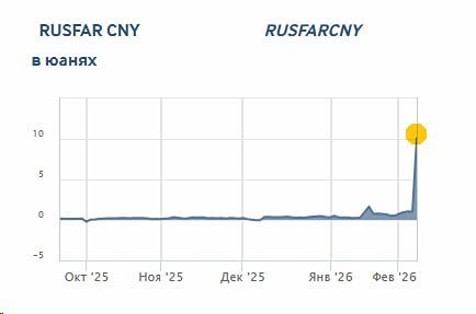 Эксперты обращают внимание на резкий рост индикатора RUSFAR CNY