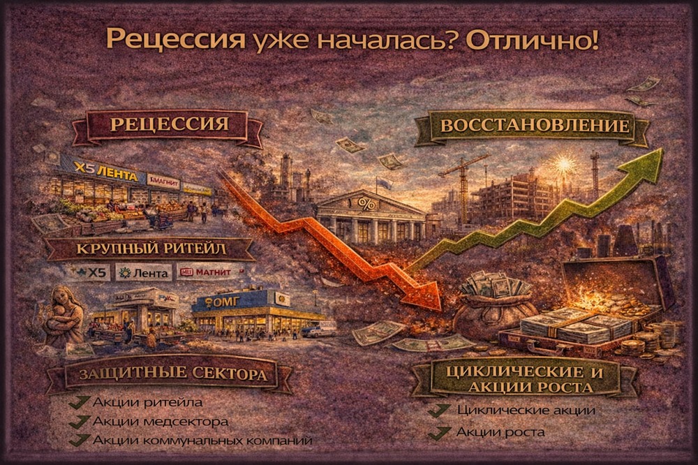 Какие акции покупать при снижении ключевой ставки: защитные или циклические?