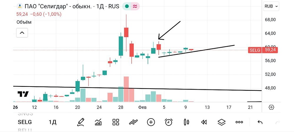 Как торговать акциями Селигдар: стратегия частичных входов?
