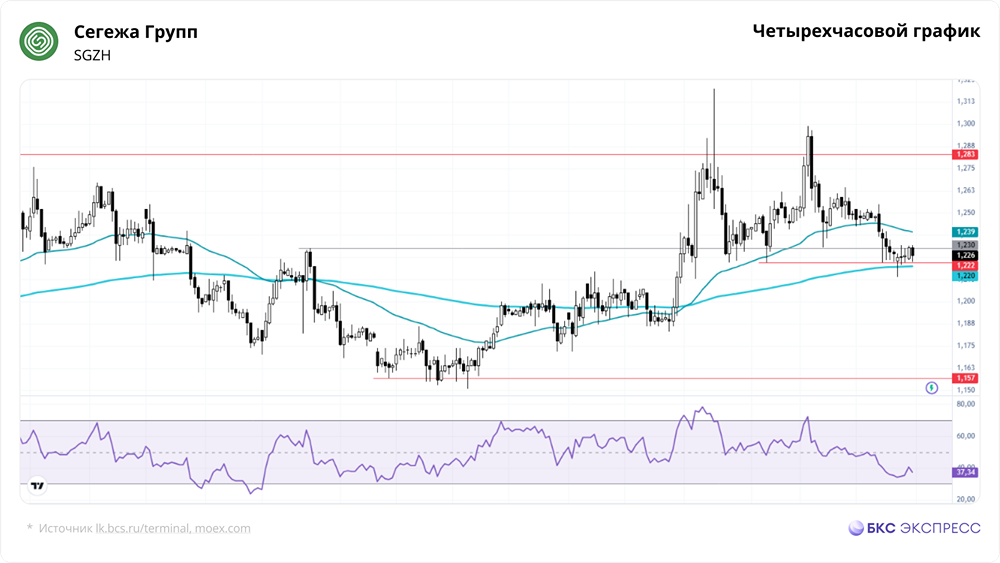 Как ключевая ставка и долговая нагрузка влияют на акции Сегежи: технический анализ, уровни поддержки и целевая цена в 2026 году?