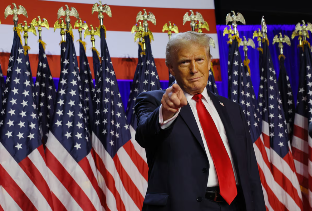 Трамп сообщает о своей победе на президентских выборах в США